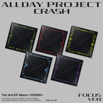 ALLDAY PROJECT - The 2nd EP Album [CRASH] (FOCUS ver.) (5types Random Ver.) + Random Photocard (WM)