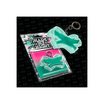 LE SSERAFIM - 2nd Single Album 'Made My Night' Glow Clicker Keychain (Mint ver.) + Weverse Gift (WS)