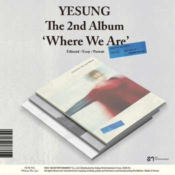 YESUNG - 2ND ALBUM [Where We Are] (Photobook Ver.) (3types Random Ver.) + Random Photocard (WM)   