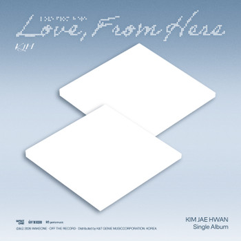 KIM JAE HWAN - Single Album [Love, From Here]  (Love, Ver. / From Here Ver.) (2types Random Ver.) + Random Photocards (APPLE MUSIC)