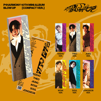 P1Harmony - 10th Mini Album [BLOW UP] (Compact Ver.) (6types Random Ver.) + Random Photocard (APPLE MUSIC)