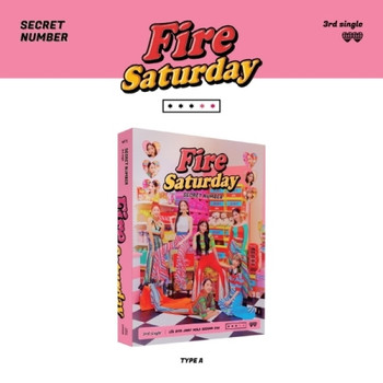 Secret Number -  3rd Single [Fire Saturday] A TYPE ver. + Poster