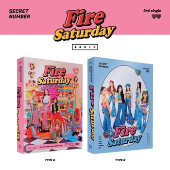 Secret Number -  3rd Single [Fire Saturday] Set(2pcs)+Poster2