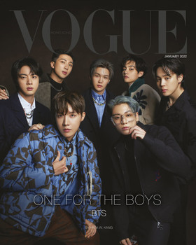 [22/01] HK VOGUE - BTS (Black type) [Cover by BTS]