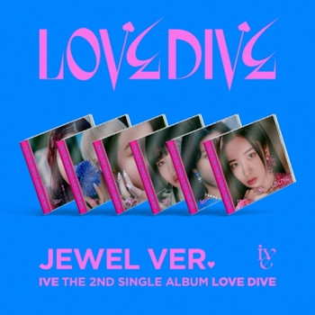 IVE - 2nd Single [LOVE DIVE] Jewel Ver Limited Edition (Random Ver)