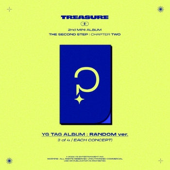 TREASURE - 2nd MINI ALBUM [THE SECOND STEP :  CHAPTER TWO]  YG TAG ALBUM Random ver.