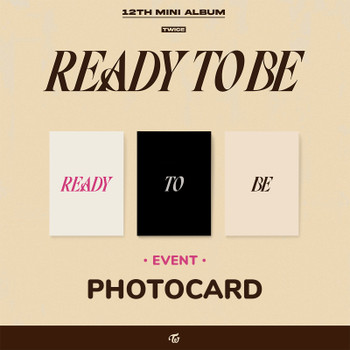 Twice - [Ready to be] (Random ver.) + Hologram Photocard (With Muu)