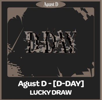 [Lucky draw] Agust D - [D-DAY] (Set ver.) + Photocard 1set(SW)