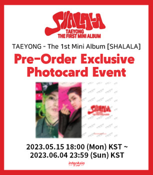 [Photocard Event] TAEYONG(NCT) -Mini 1th Album [SHALALA] (Thorn Ver.) + interAsia Exclusive Photocard