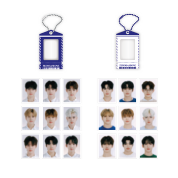 ZEROBASEONE - MINI PHOTO HOLDER SET(BLUE) / THE MOVING SEOUL POP-UP STORE MD (WM)