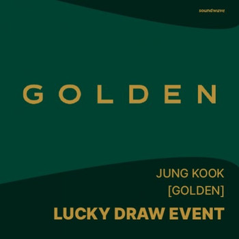 [LUCKY DRAW] JUNGKOOK (BTS) - GOLDEN (Random Ver.) + Random Photocard (SW)