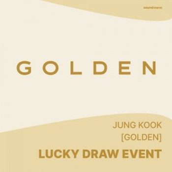 [LUCKY DRAW2] JUNGKOOK (BTS) - GOLDEN (Random Ver.) + Random Photocard (SW)