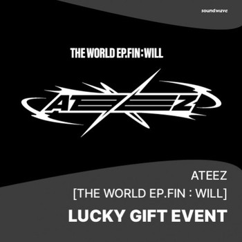 [LUCKY GIFT EVENT2] ATEEZ - 2nd Full Album [THE WORLD EP.FIN : WILL] (Photobook Random Ver.) + Random Photocard (SW)