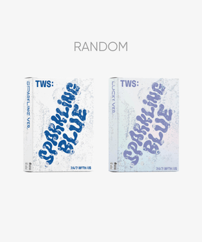 TWS - 1st Mini Album 'Sparkling Blue' (Random Ver.) + Weverse Gift (WS) (1 random photocard + 1 random photocard frame)