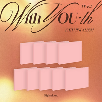 TWICE - With YOU-th (Digipack Ver.) (Random Ver.) + Random Photocard (JYP SHOP)