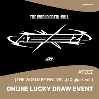 [LUCKY DRAW] ATEEZ - 2nd Full Album [THE WORLD EP.FIN : WILL] (Digipak Random Ver.) + Random Photocard (SW)