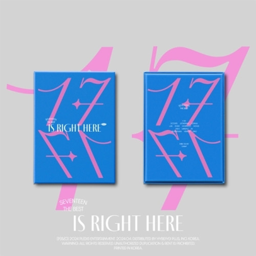 SEVENTEEN - BEST ALBUM [17 IS RIGHT HERE] (DEAR Ver.) (Random Ver.) + BDM Gift (BDM)