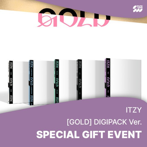 ITZY - [GOLD] (DIGIPACK VER.) (5types Random ver.) + Random Photocard (SW)
