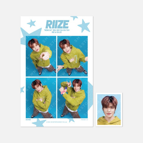 RIIZE - [2nd] 2024 RIIZE FAN CON ‘RIIZING DAY FINALE’ 4 CUT + ID PHOTO SET (EUNSEOK)