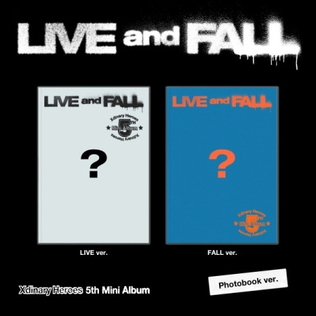 Xdinary Heroes - 5th Mini Album [LIVE and FALL] Photobook ver. (Random ver) + Random Photocard (JYP SHOP)