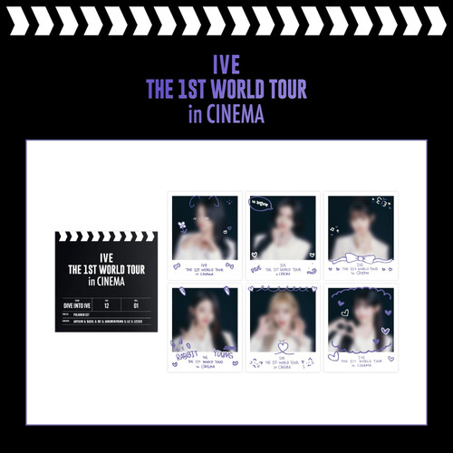 IVE - POP-UP STORE [THE 1ST WORLD TOUR in CINEMA] MD : POLAROID SET