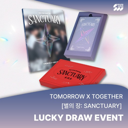 [POP UP LUCKY DRAW] TOMORROW X TOGETHER - 별의 장: SANCTUARY (3types Random ver.) + Random Photocard (SW)