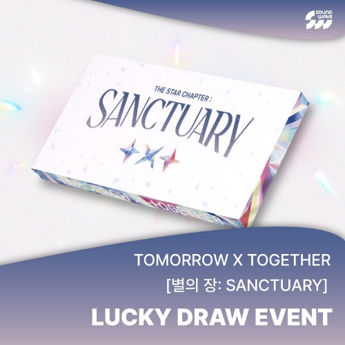 [POP UP LUCKY DRAW] TOMORROW X TOGETHER - 별의 장: SANCTUARY (ANGEL Ver.) (5types Random ver.) + Random Photocard (SW)