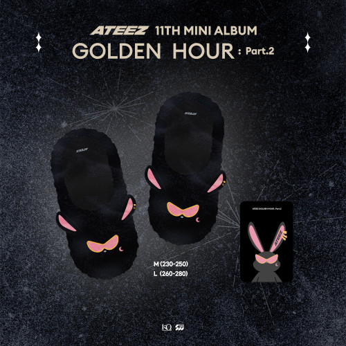 ATEEZ - POP-UP [GOLDEN HOUR : Part.2] MD - Mito FUR SLIPPERS (L SIZE)