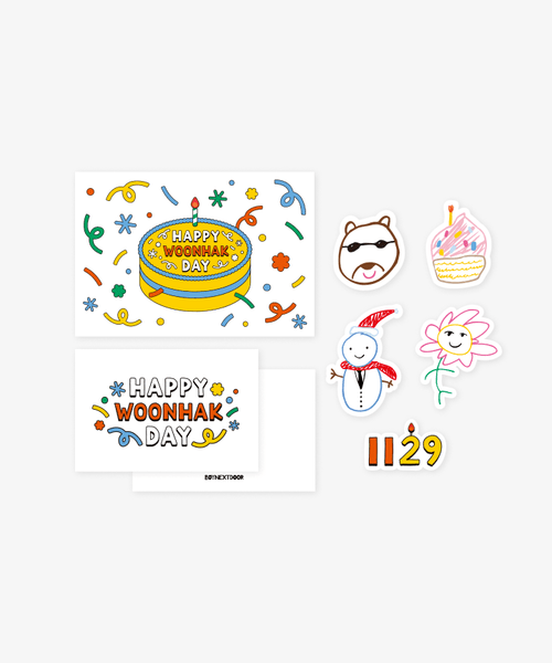BOYNEXTDOOR - [HAPPY WOONHAK DAY] POP-UP CARD SET