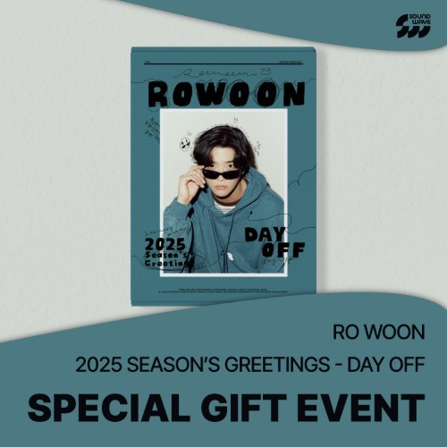RO WOON - 2025 SEASON'S GREETINGS [DAY OFF] + Random Photocard (SW)