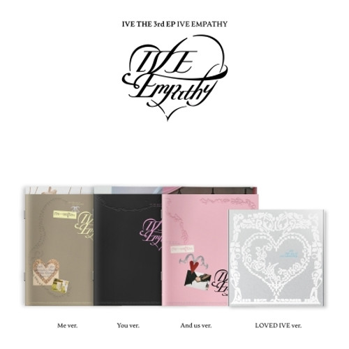 IVE - THE 3rd EP IVE EMPATHY (VER SET / LOVED IVE ver.) + 4 Random Photocards (STARSHIP SQUARE)