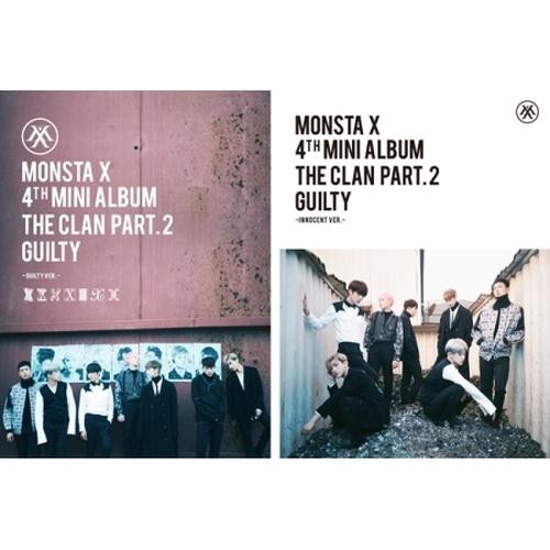 MONSTA X - 4th Mini / THE CLAN 2.5 PART.2 GUILTY (Ver. Random)