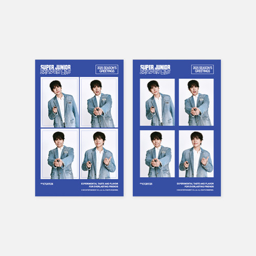 SUPER JUNIOR - 2025 SM ARTIST SEASON’S GREETINGS OFFICIAL MD : 4 CUT PHOTO SET (SUPER JUNIOR Ver.) (RYEOWOOK)