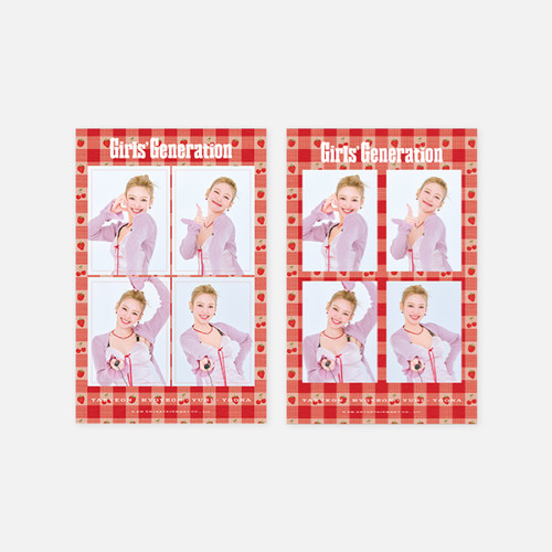 GIRLS' GENERATION - 2025 SM ARTIST SEASON’S GREETINGS OFFICIAL MD : 4 CUT PHOTO SET (GIRLS' GENERATION Ver.) (HYOYEON)