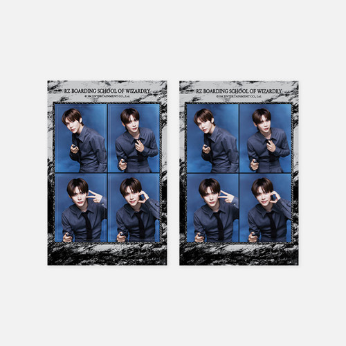 RIIZE - 2025 SM ARTIST SEASON’S GREETINGS OFFICIAL MD : 4 CUT PHOTO SET (RIIZE Ver.) (WONBIN)