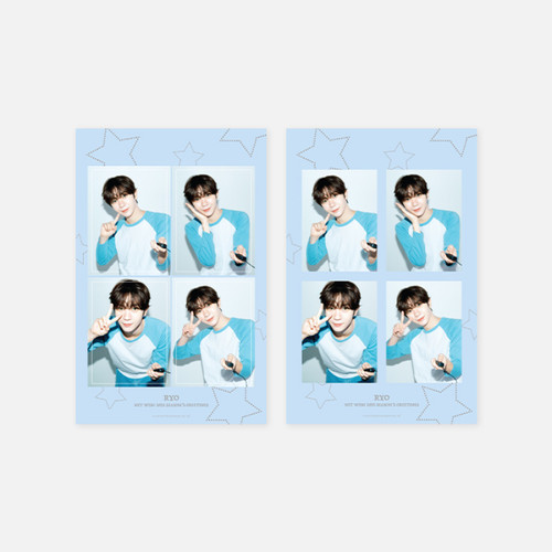 NCT WISH - 2025 SM ARTIST SEASON’S GREETINGS OFFICIAL MD : 4 CUT PHOTO SET (NCT WISH Ver.) (SION)