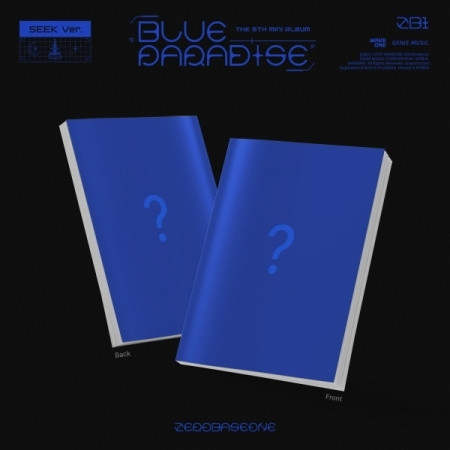 ZEROBASEONE - The 5th Mini Album [BLUE PARADISE] (SEEK Ver./HIDE Ver.) (Random ver) + Random Photocard (APPLE MUSIC)