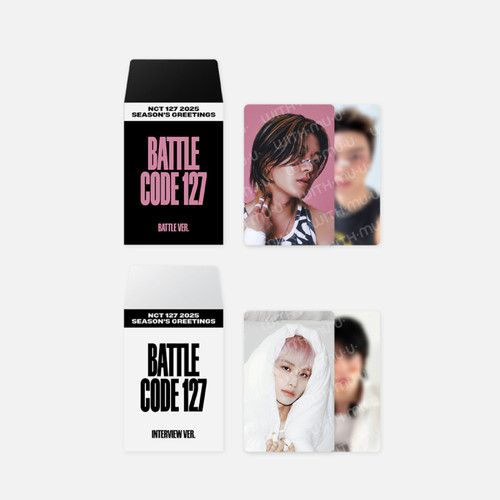 NCT 127  - 2025 SM ARTIST SEASON’S GREETINGS OFFICIAL MD : RANDOM TRADING CARD (NCT 127 Ver.) (B ver.)