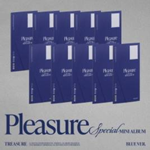 TREASURE - SPECIAL MINI ALBUM [PLEASURE] [BLUE VER.] (10 Types Random Ver)