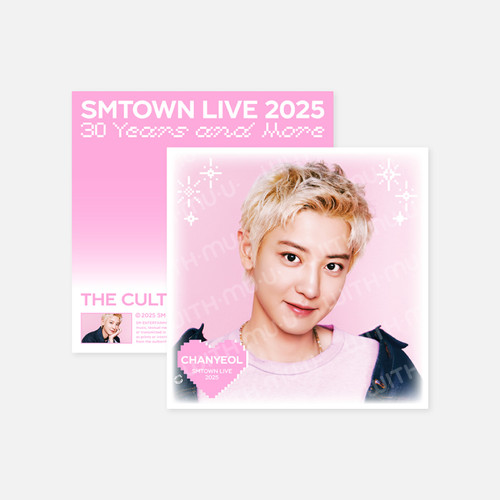 SMTOWN LIVE 2025 TOUR OFFICIAL 2ND MD : LP POSTER SET (EXO Ver.) (CHANYEOL Ver.)