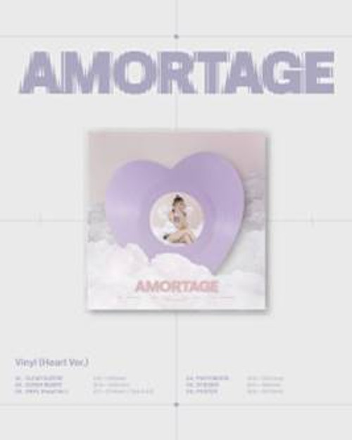 JISOO - Mini Album [AMORTAGE] Vinyl (Heart ver.)
