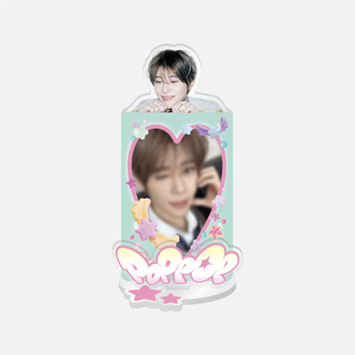 NCT WISH - 2025 NCT WISH The 2nd Mini Album [poppop] OFFICIAL MD : ACRYLIC PHOTO CARD STAND SET (YUSHI)