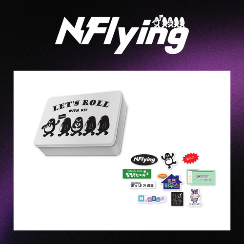 N.Flying - debut 10th Anniversary POP-UP OFFICIAL MD : TIN CASE STICKER SET