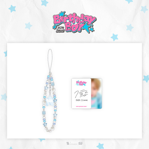 PARK JI HOON - BIRTHDAY 'BIRTHDAY BOY' MD : BEADS STRAP KEYRING