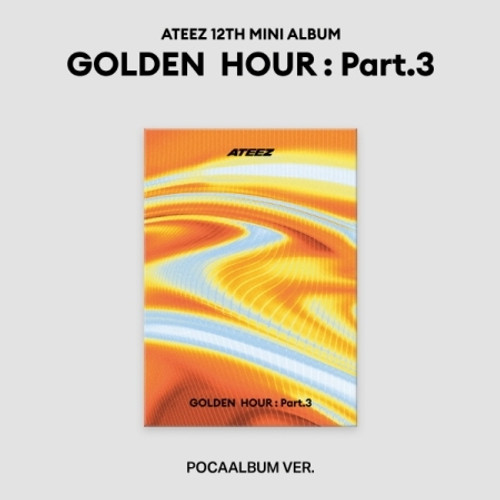 ATEEZ - 12th Mini Album [GOLDEN HOUR : Part.3] POCA (9types Random Ver.) + Random Photocard (EVERLINE)