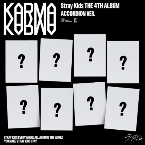 Stray Kids - 4TH ALBUM [KARMA] (ACCORDION VER.) (8types Random Ver.) + Random Photocard (SW)