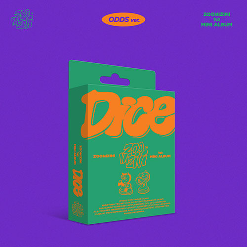 ZOONIZINI (ASTRO) - 1ST MINI ALBUM [DICE] (ODDS ver.) (META)