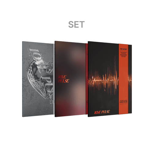 TREASURE - 3rd MINI ALBUM [LOVE PULSE] METAL & STREET & ROCKCHIC VER. (Set) + Weverse Gift (WS)