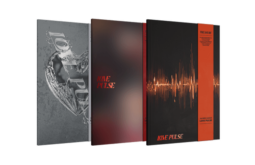 TREASURE - 3rd MINI ALBUM [LOVE PULSE] (METAL / STREET / ROCKCHIC VER.) (3types Random Ver.) + 2 Random Photocards A VER. (YG)