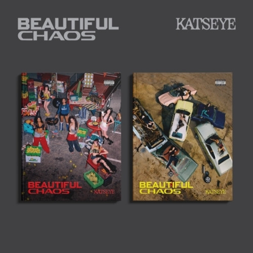 [LUCKY DRAW2] KATSEYE - 'BEAUTIFUL CHAOS' (BEAUTIFUL VER / CHAOS VER) (2types Random Ver.) + Random Photocard (SW)